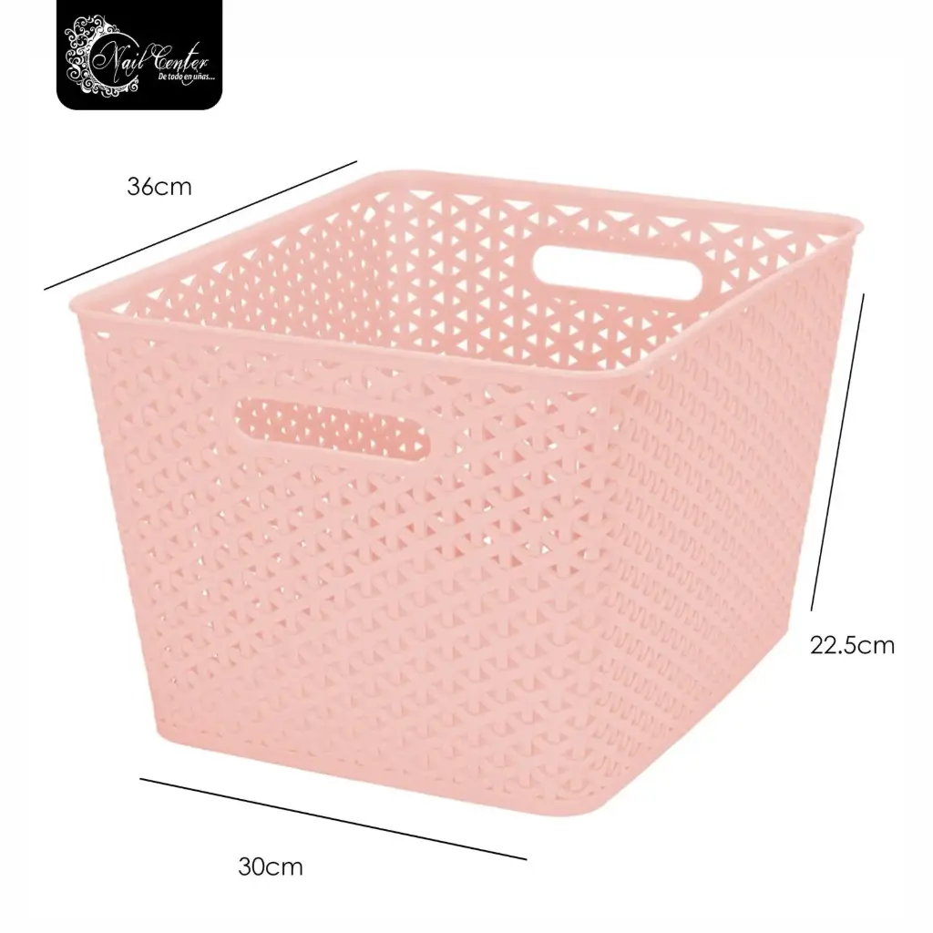 CANASTITA PINK LARGE 36*30*22.5cm 