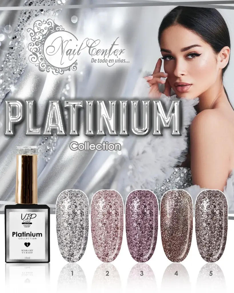COLECCIÓN VIP COLOR 5 PIEZAS PLATINIUM