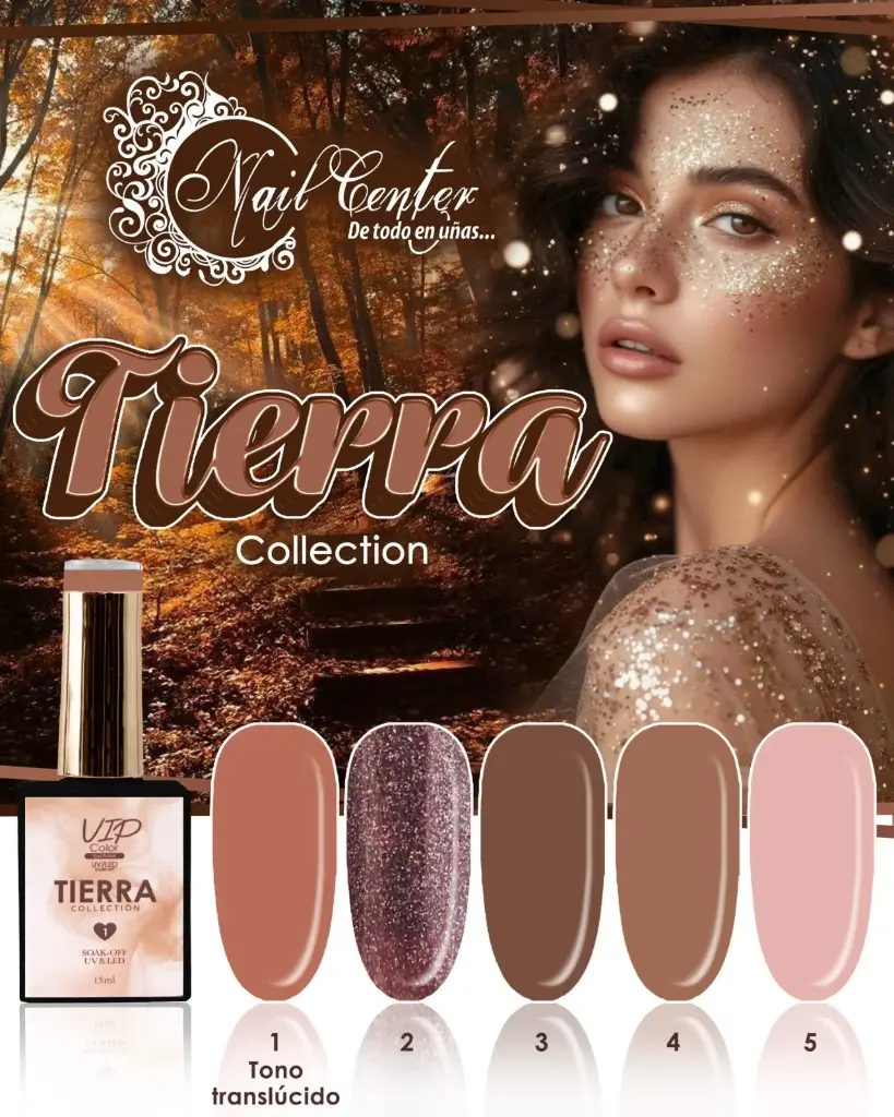 COLECCIÓN VIP COLOR 5 PIEZAS TIERRA
