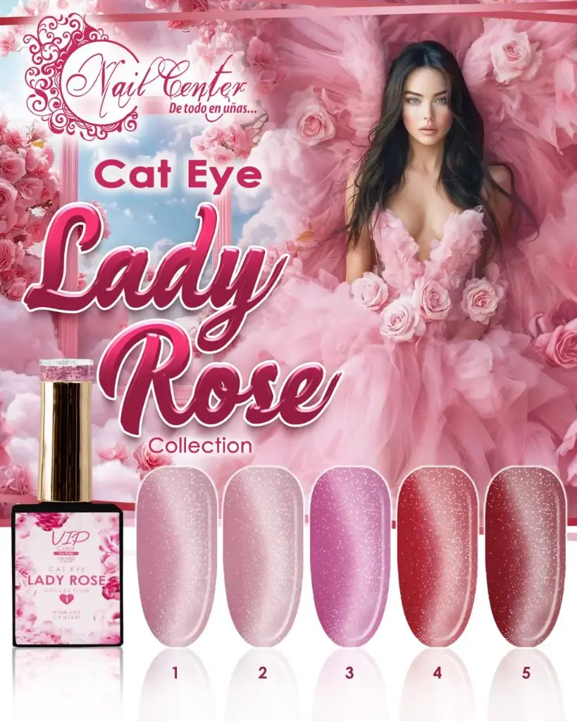 COLECCIÓN VIP COLOR 5 PIEZAS CAT EYE LADY ROSE