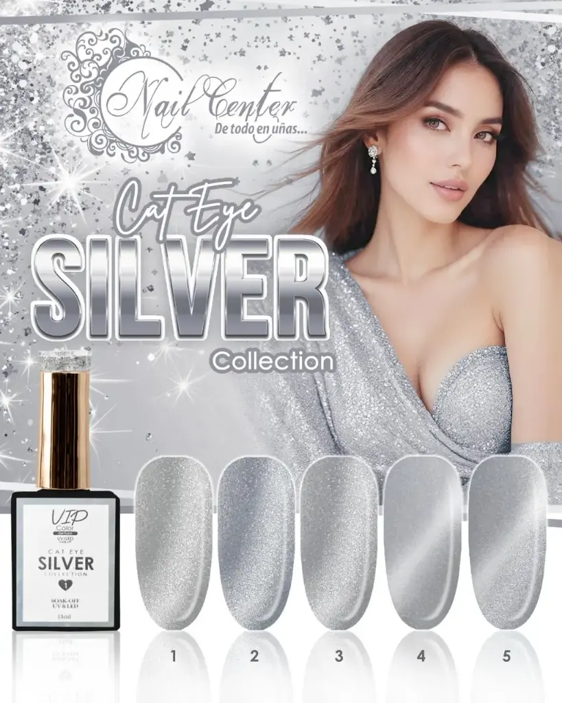 COLECCIÓN VIP COLOR 5 PIEZAS CAT EYE SILVER
