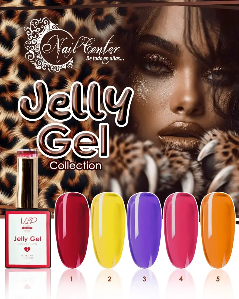 COLECCIÓN VIP COLOR 5 PIEZAS JELLY GEL