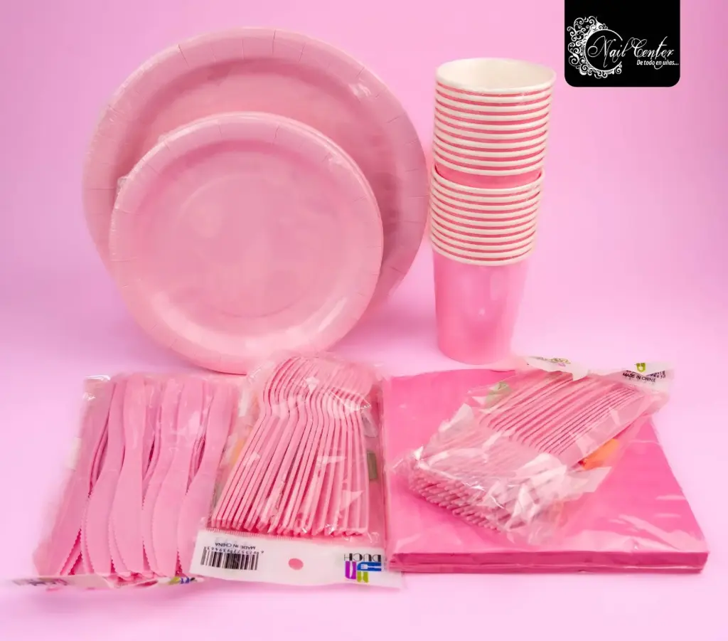 KIT DESECHABLE ROSITA PARA CONVIVIO