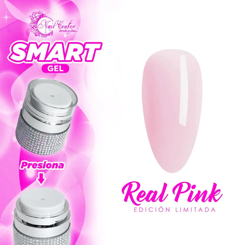 SMART GEL BLING BLING REAL PINK 15ML