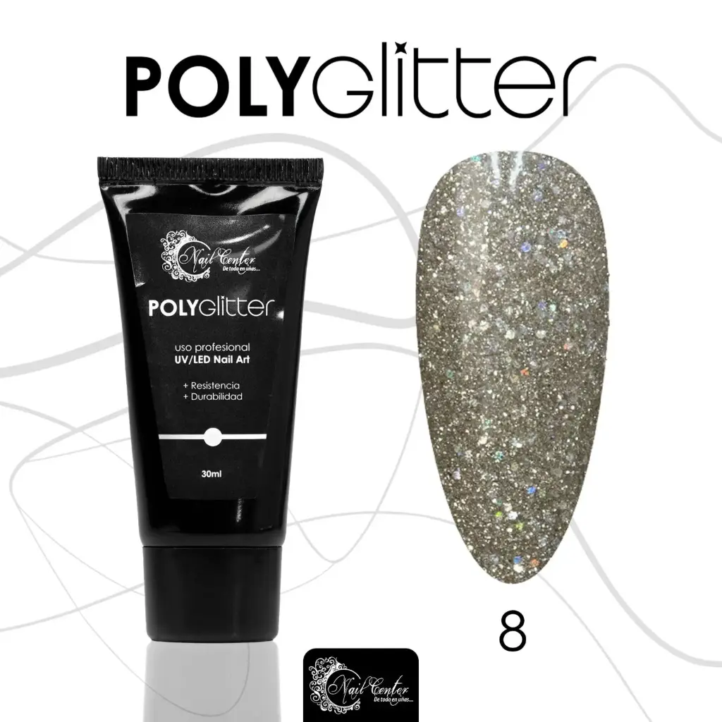 POLYGLITTER 30ML No.8
