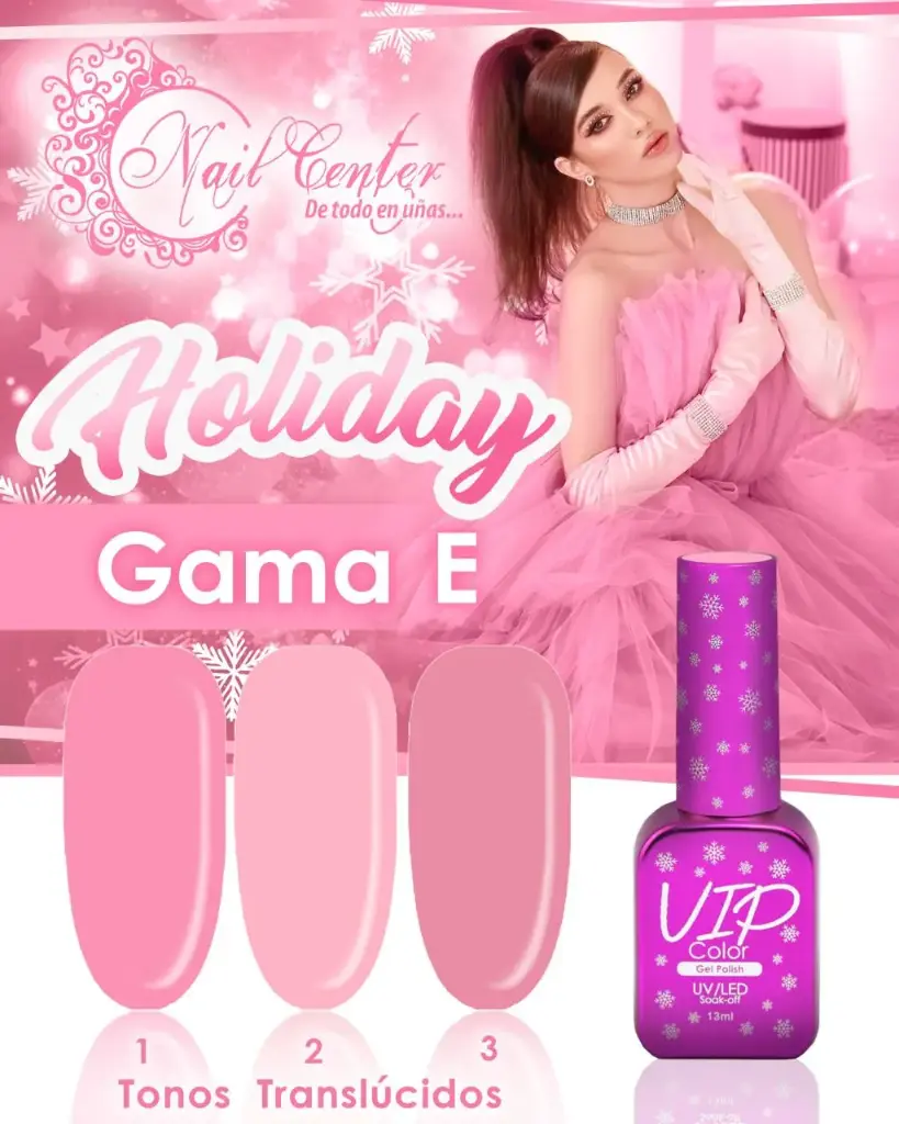 COLECCION VIP COLOR 13ML HOLIDAY E 3 TONOS 