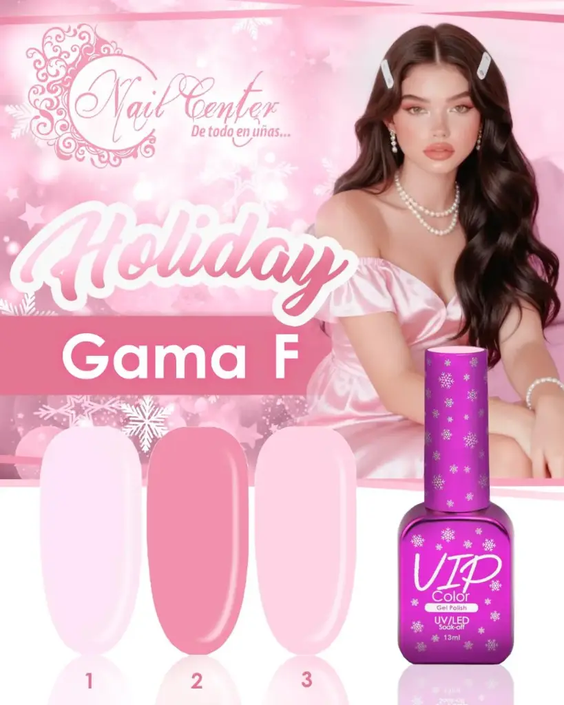 COLECCION VIP COLOR 13ML HOLIDAY F 3 TONOS 