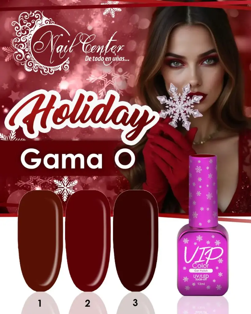 COLECCION VIP COLOR 13ML HOLIDAY O 3 TONOS 