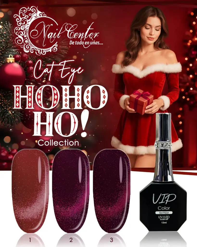  COLECCIÓN VIP 13ML CAT EYE HOHOHO 3 TONOS 