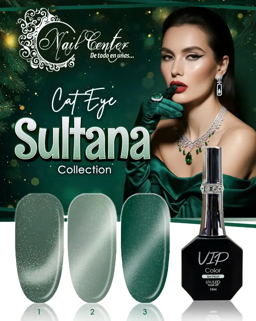  COLECCIÓN VIP 13ML CAT EYE SULTANA 3 TONOS 