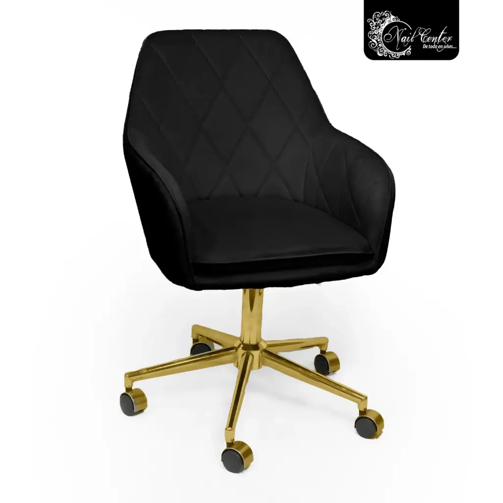 SILLA STUDIO COLOR BLACK CON RUEDAS