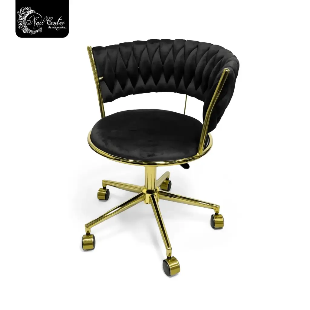 SILLA CAMI COLOR BLACK CON RUEDAS