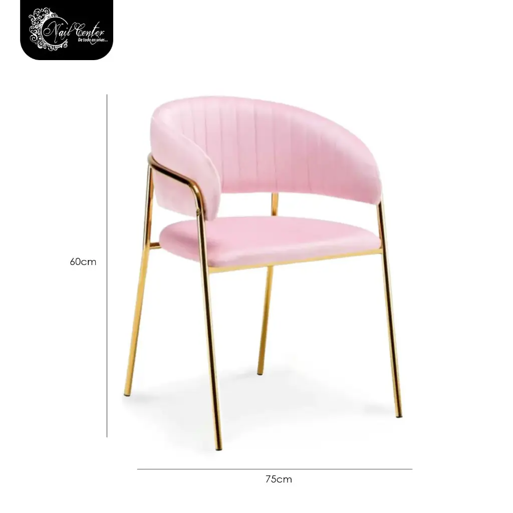 SILLA AURA COLOR PINK FIJA