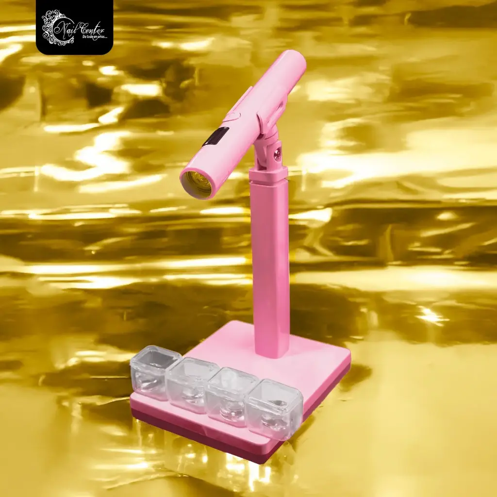 LAMPARA PARA GEL UP CON BASE ROSA