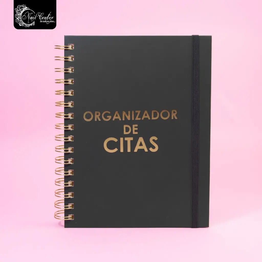 ORGANIZADOR NAIL CENTER NEGRO LISO