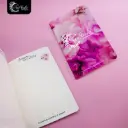 LIBRETA NAIL CENTER ROSA CON FLORES