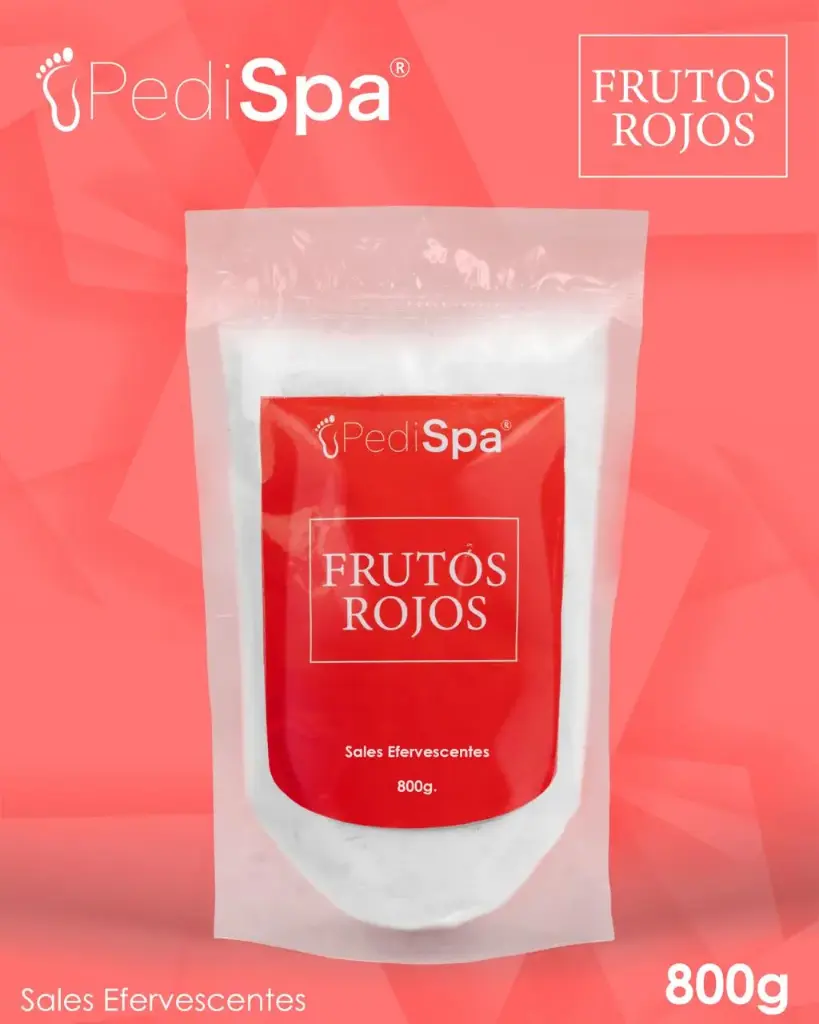  PEDI SPA SALES EFERVESCENTES AROMA FRUTOS ROJOS 800G