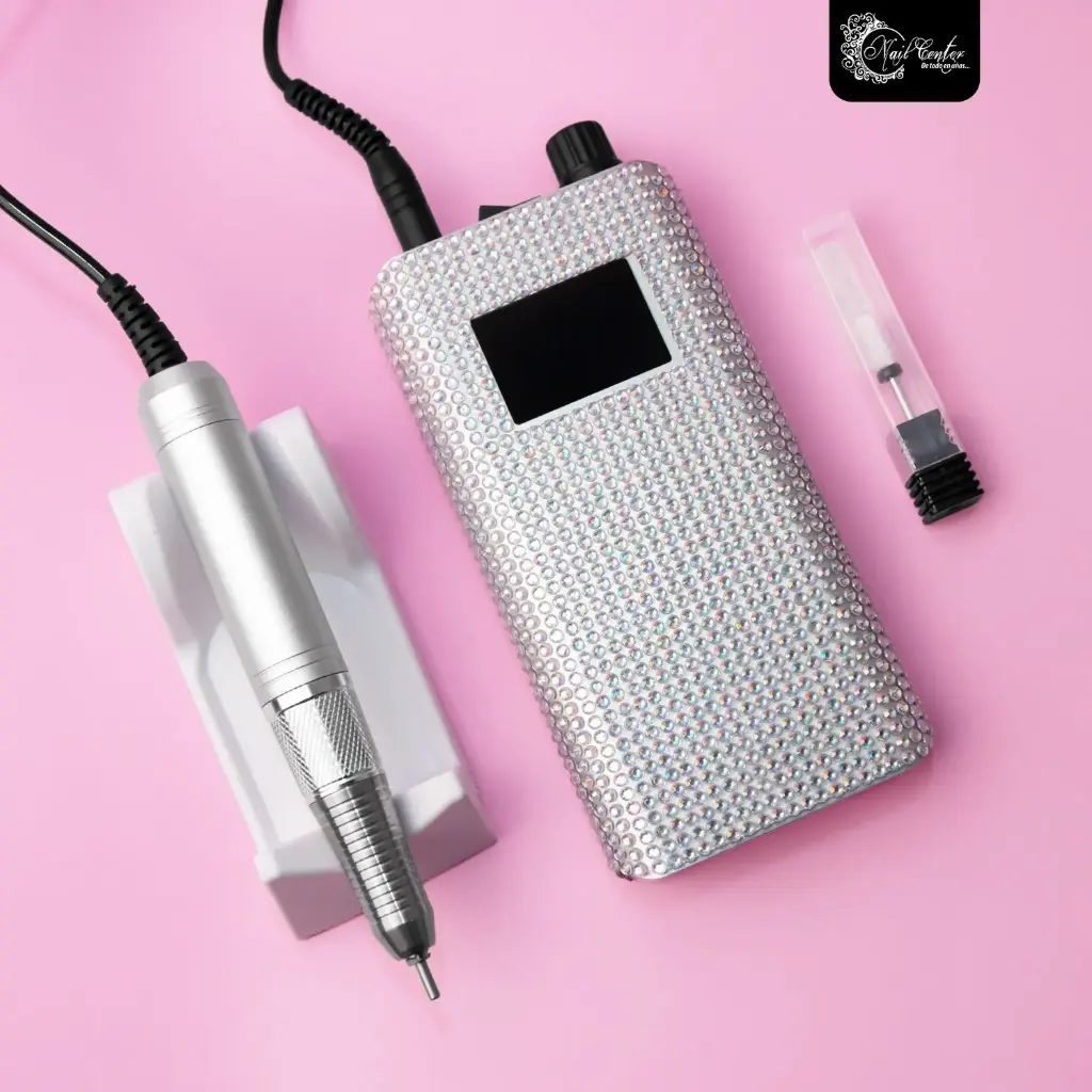 BARRENO NAIL CENTER INALAMBRICO 45 WATTS 40000 RPM OPALO BLANCO