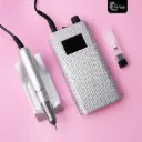 BARRENO NAIL CENTER INALAMBRICO 45 WATTS 40000 RPM OPALO BLANCO