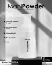 MANI POWDER TALCO PARA MANICURA 4.5 ONZ.