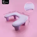 APOYA BRAZOS NAIL CENTER ERGONOMICO DE LUJO LILA
