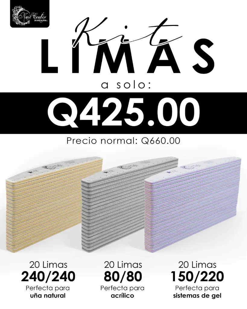 KIT DE LIMAS 60 PIEZAS