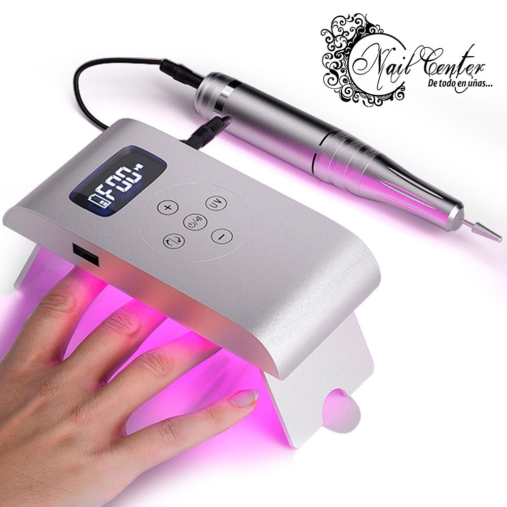 BARRENO PORTATIL SILVER CON LAMPARA