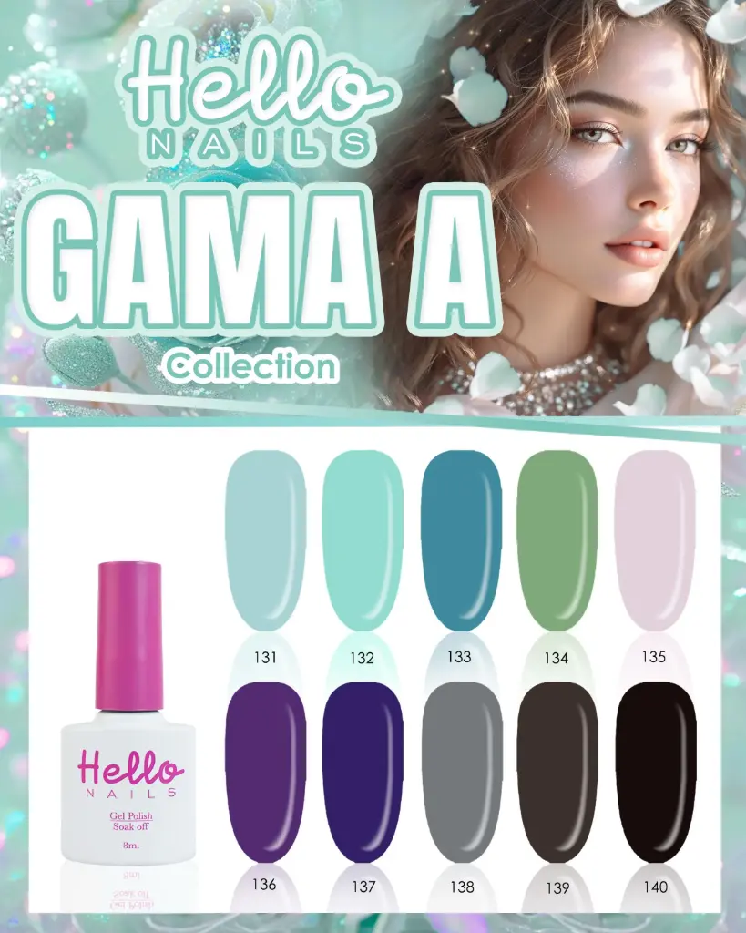 GAMA A HELLO NAILS 8ML 10 PZS. 