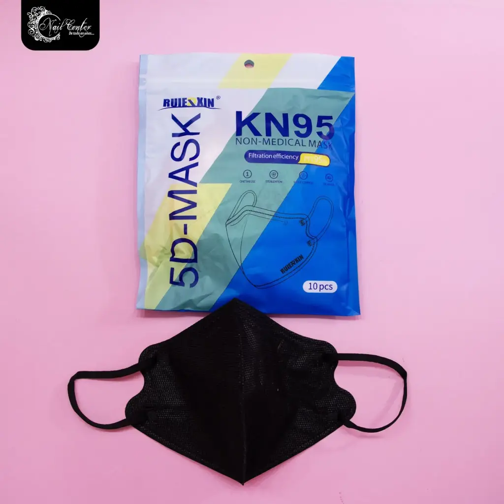 MASCARILLA KN95 NEGRA 10 PIEZAS