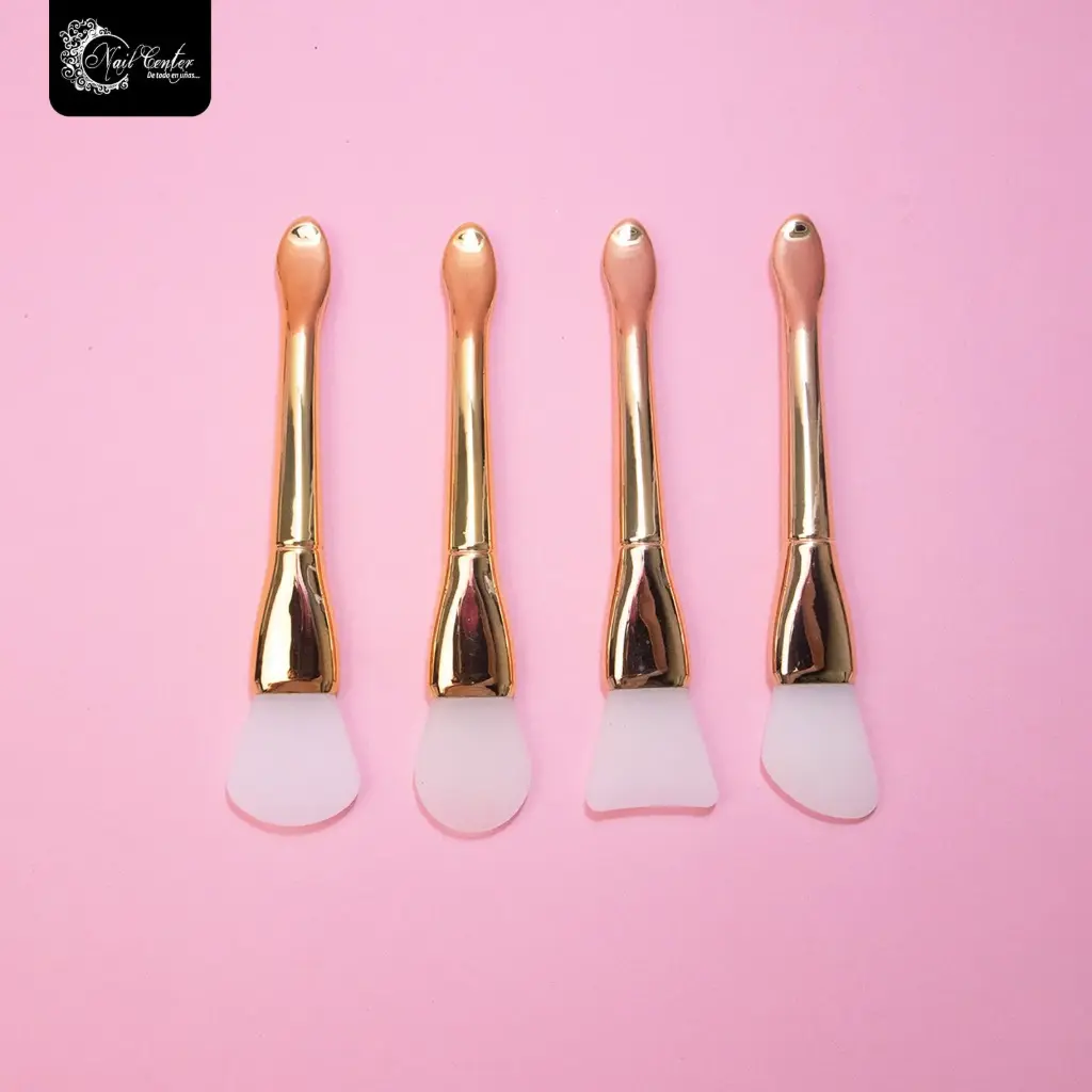 KIT PALETA SILICON DORADA 4 PIEZAS