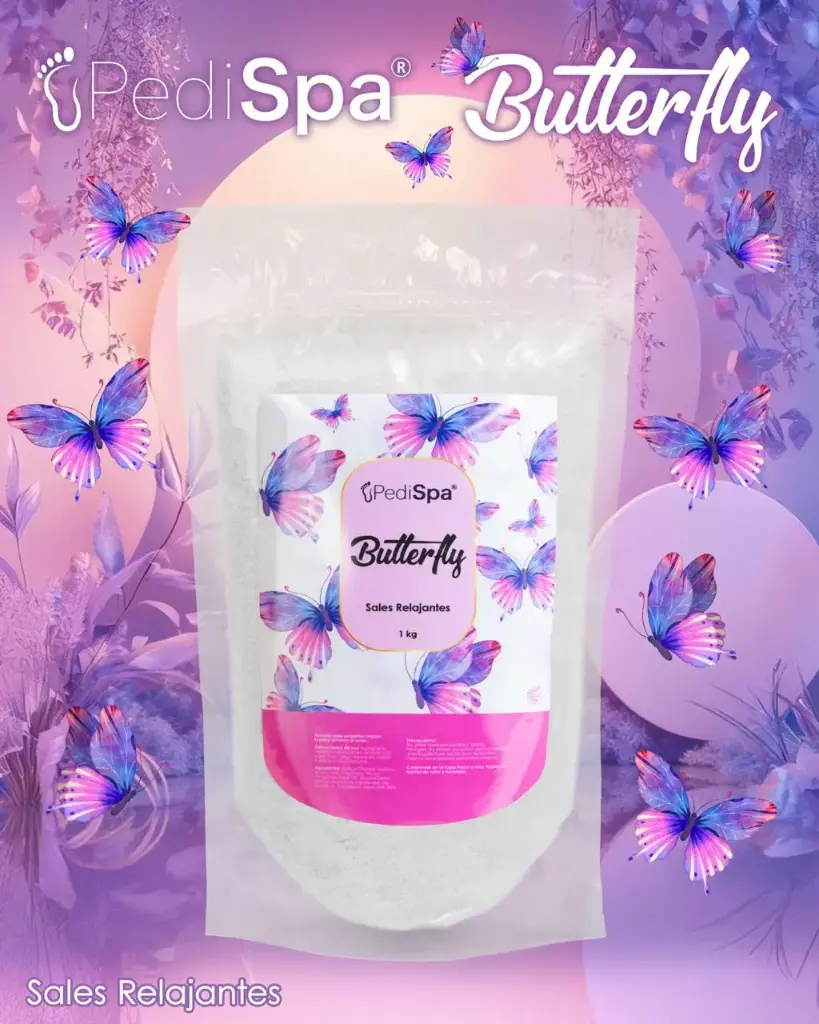 PEDI SPA SALES RELAJANTES AROMA BUTTERFLY 1 KILO
