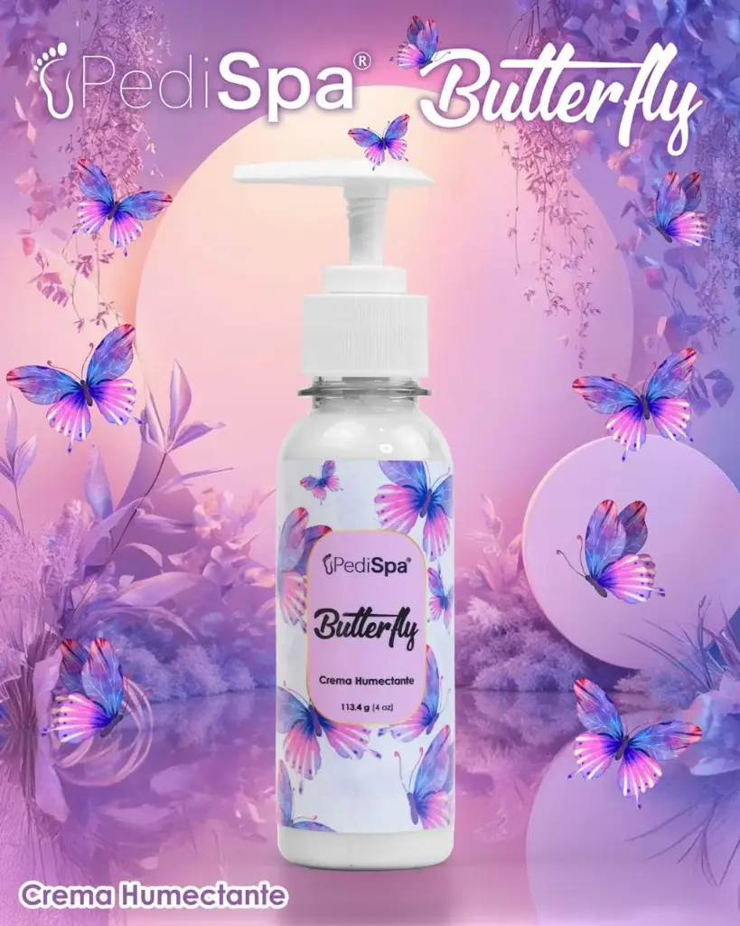 PEDI SPA CREMA HUMECTANTE BUTTERFLY 4 ONZAS