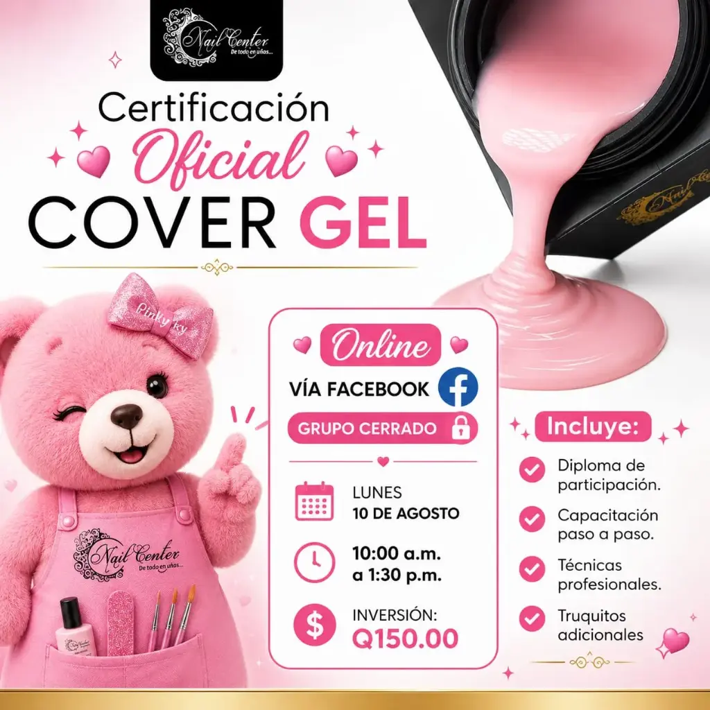 CERTIFICACION OFICIAL COVER GEL