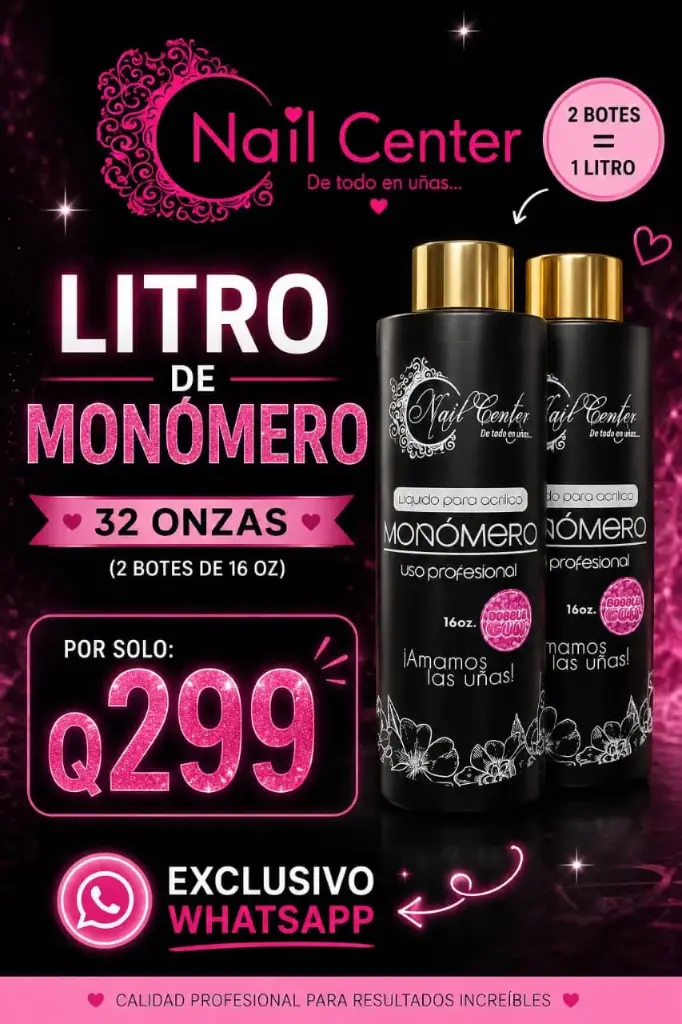 PROMOCION LITRO MONOMERO (2 BOTES DE 16 ONZ)