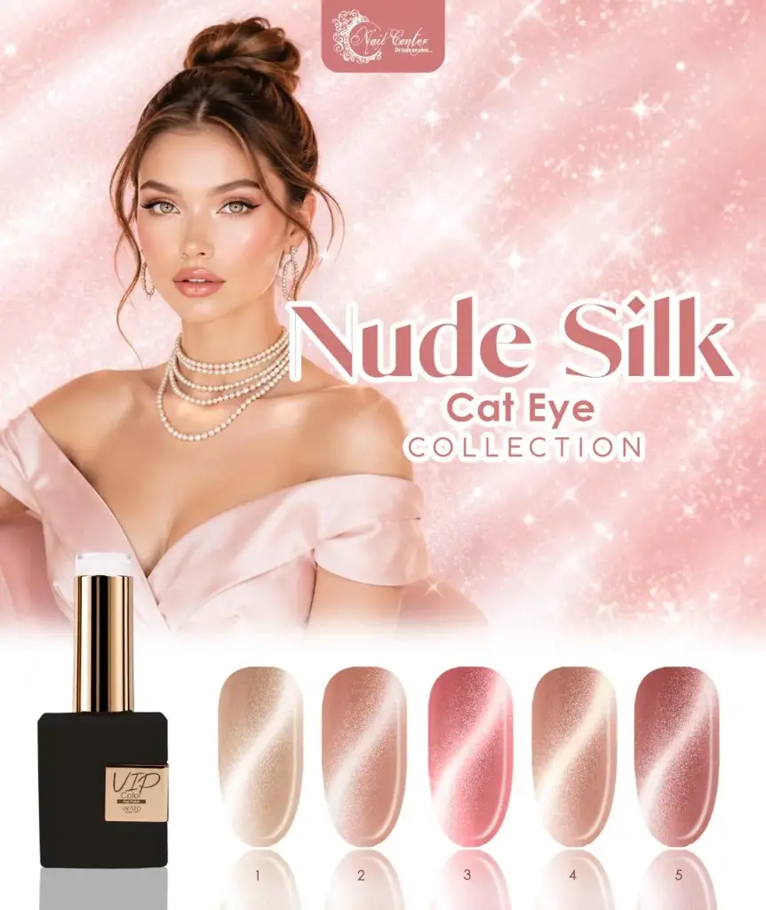 COLECCIÓN DE LUJO VIP COLOR 5 PIEZAS 15ML NUDE SILK
