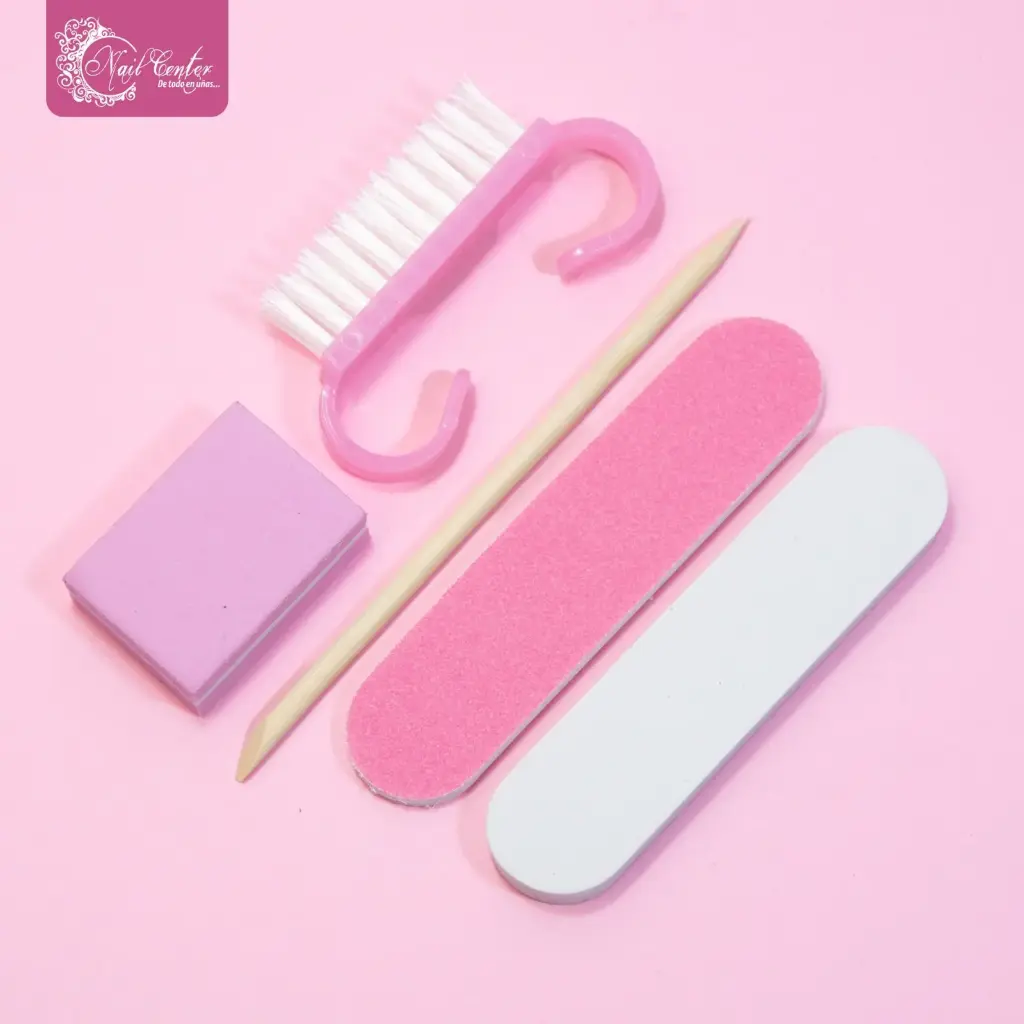 KIT DESCARTABLE PARA PEDICURA 3 ROSA