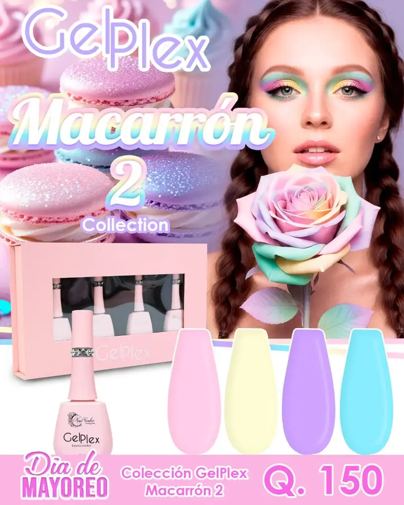 COLECCION GELPLEX MACARRON 2 - 4 TONOS