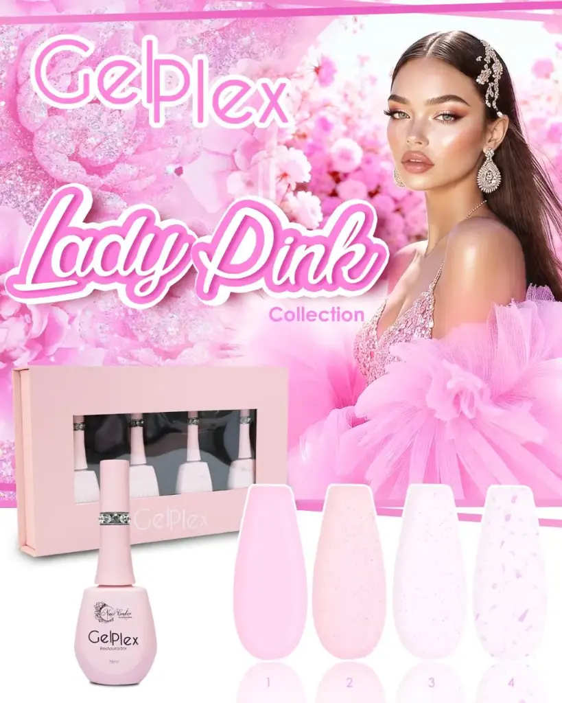 COLECCION GELPLEX LADY PINK - 4 TONOS