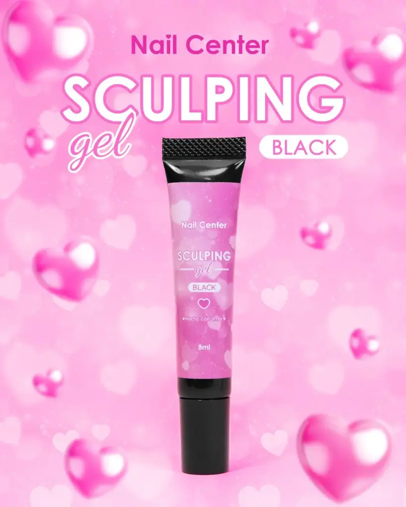 GEL PARA RELIEVE SCULPING GEL BLACK 8ML