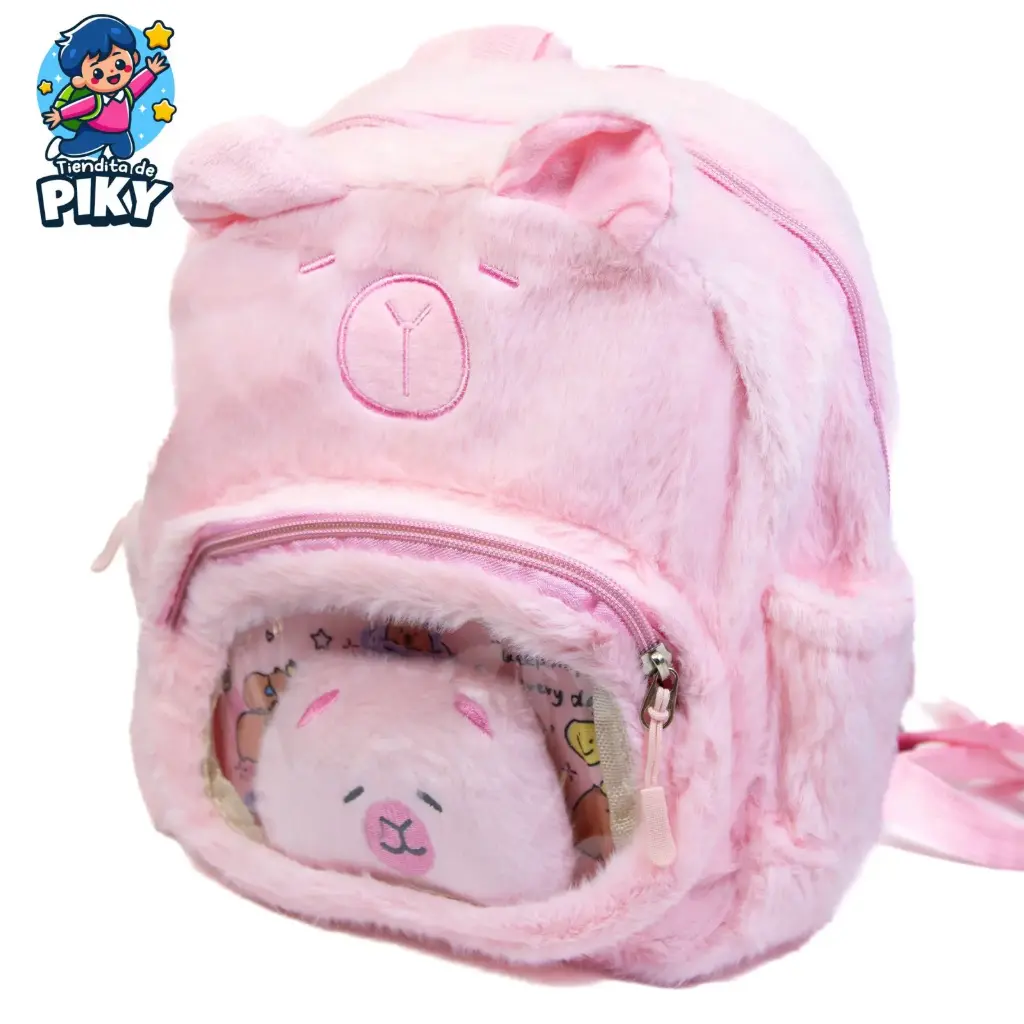 MOCHILA CAPIBARA ROSITA