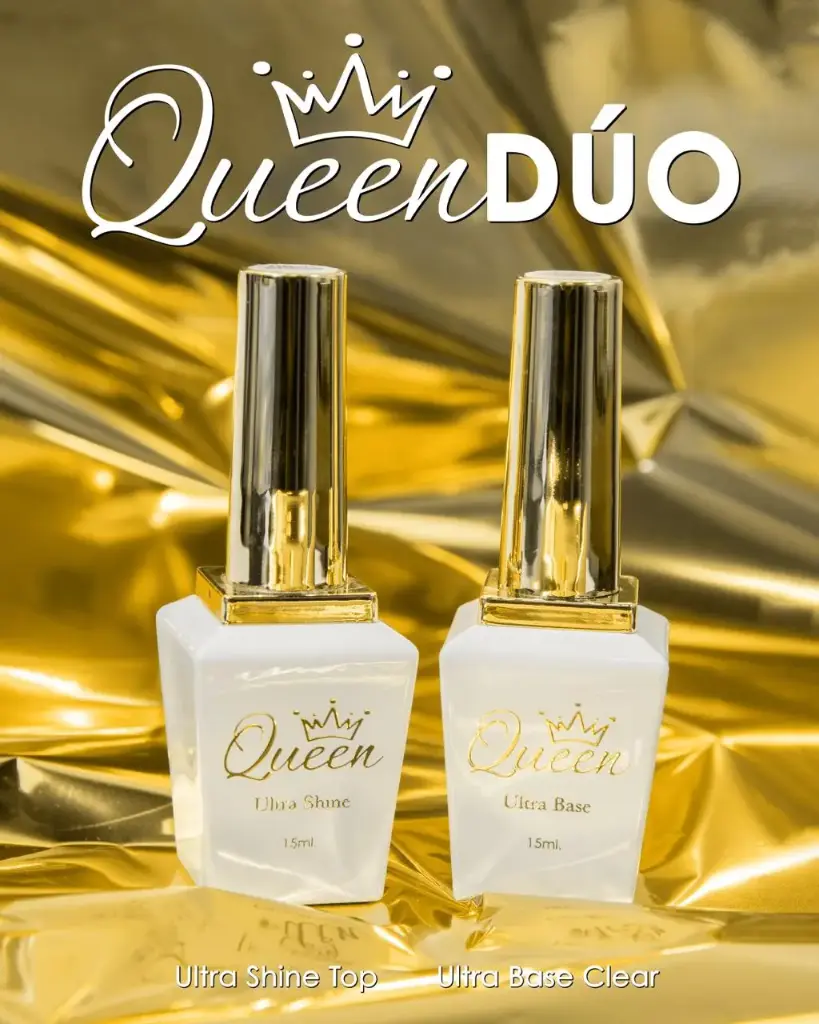 COMBO ULTRA BASE CLEAR Y TOP COAT ULTRA SHINE QUEEN