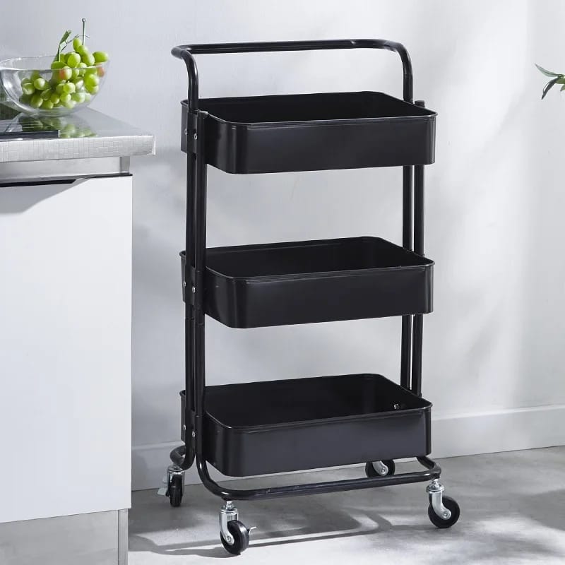 CARRITO AUXILIAR NEGRO
