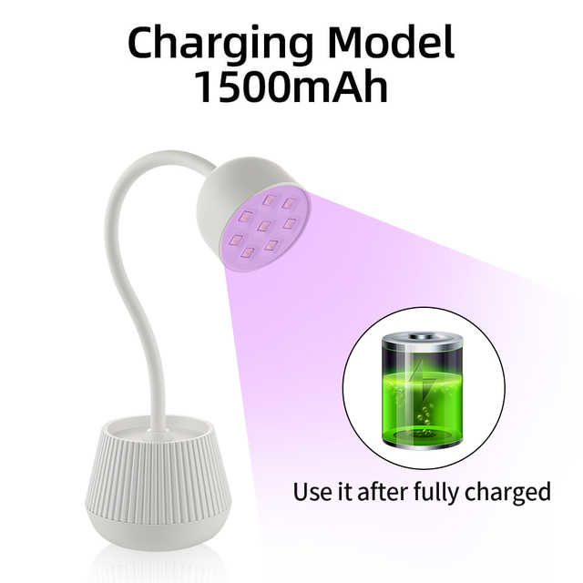 LAMPARA UV/LED CON BASE