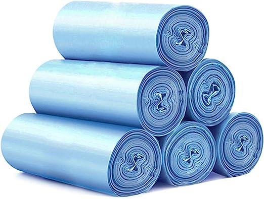 ROLLO DE BOLSAS PARA BASURERO AZUL