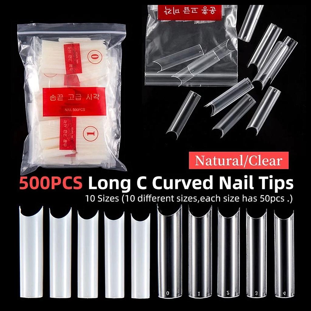 TIP XXL SQUARE CON CURVA C CRISTAL