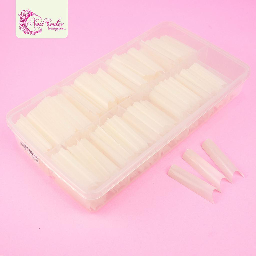 CAJA TIP SQUARE XXXL CON CURVA C NATURAL 500 PIEZAS
