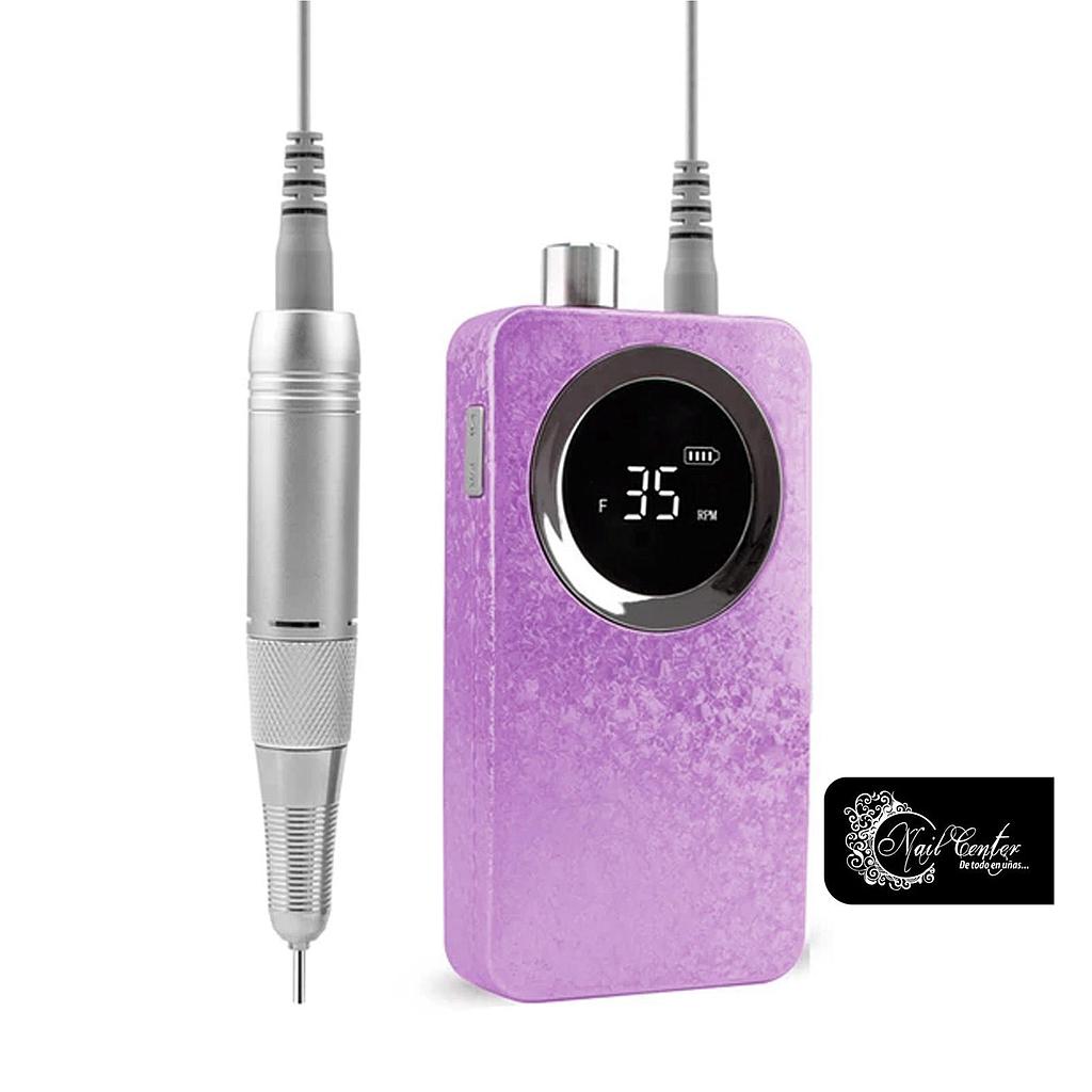 BARRENO PORTATIL ELECTRIC FILE LILA GLASS