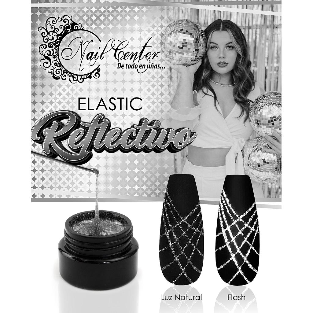 GEL ELASTIC REFLECTIVO PLATA