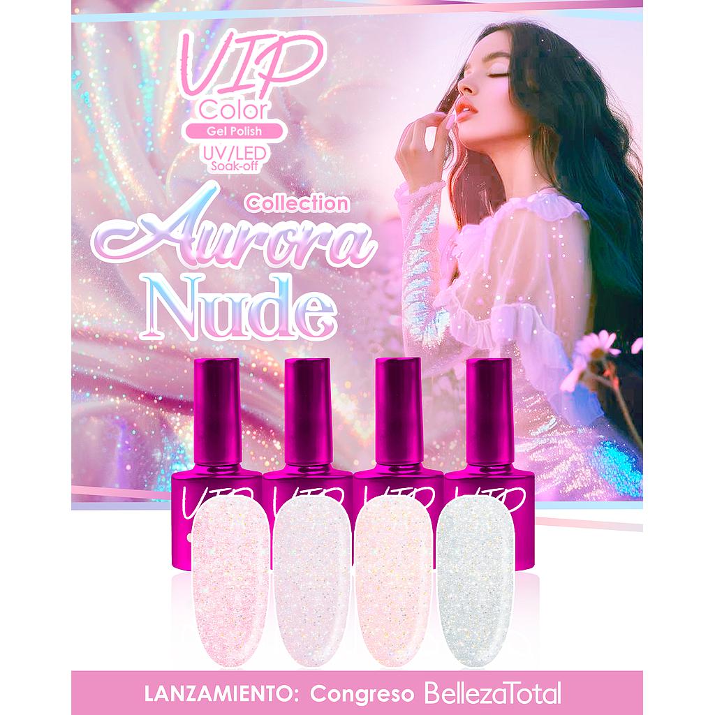 COLECCIÓN VIP 8 ML 4 TONOS AURORA NUDE