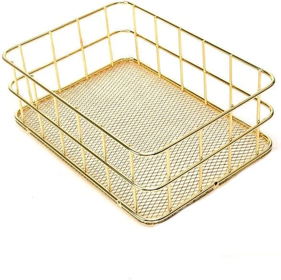 CANASTITA PARA ALMACENAJE GOLD
